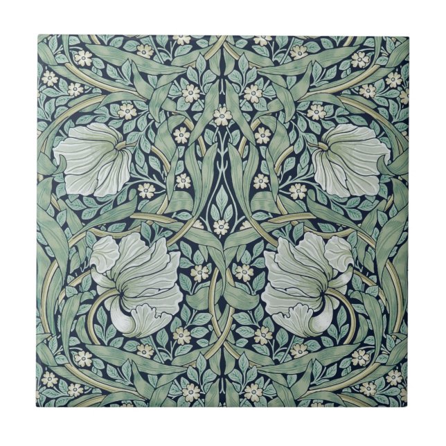 AZULEJO AZULEJO: WILLIAM MORRIS : PIMPERNEL (Frente)