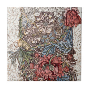 AZULEJO AZULEJO: WILLIAM MORRIS : WILD TULIP