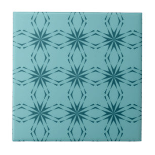 Azulejo Azules turquesas, abstracción fresca, de moda de