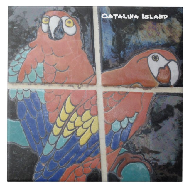 AZULEJO AZULETE CERAMIC ISLAND DE CATALINA (Frente)