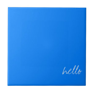 Azulejo Azure Blue personalizado