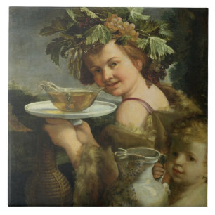 Azulejo Bacchus (aceite en lona)