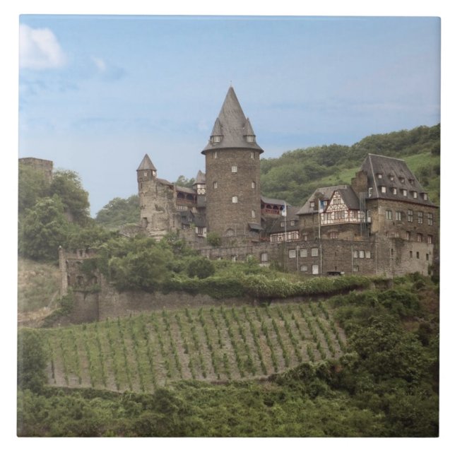 Azulejo Bacharach, Alemania, castillo de Stahleck, schloss (Frente)