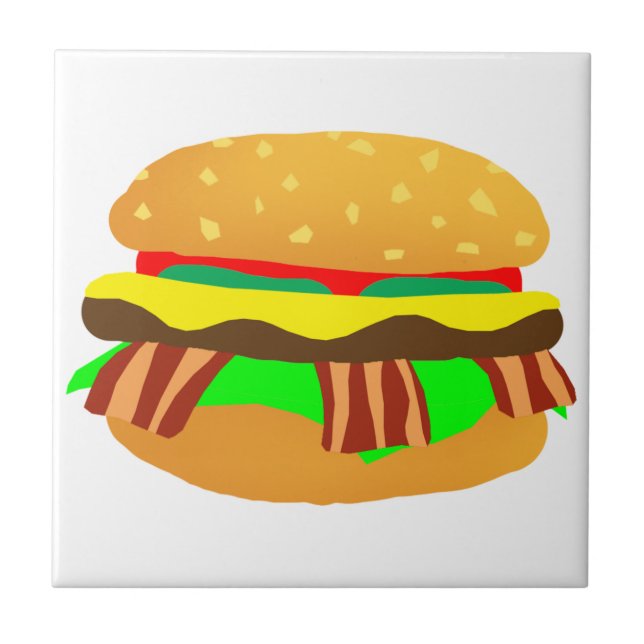 Azulejo Bacon Cheeseburger (Frente)