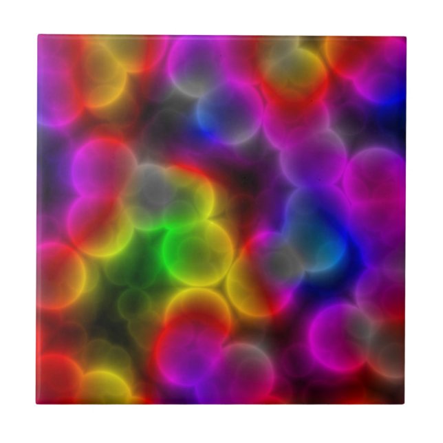 Azulejo Bacterias coloridas (Frente)