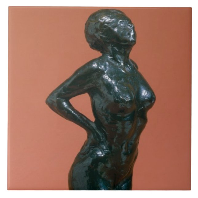 Azulejo Bailarín de Edgar Degas el | en descanso, (Frente)