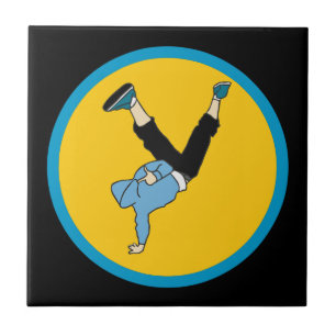 Azulejo Bailarín moderno estilo calle Hip Hop
