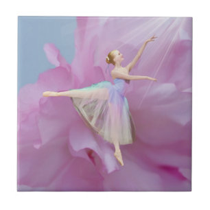 Azulejo Bailarina colorida en personalizable del Arabesque