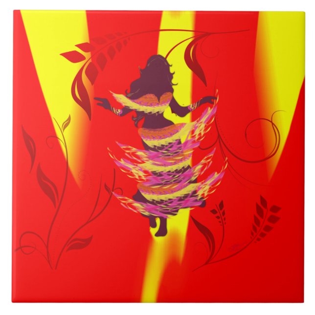 Azulejo Bailarina *Rayjii* (Frente)