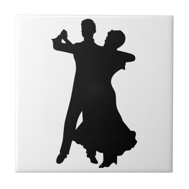 Azulejo Bailarines de salón de baile (Frente)