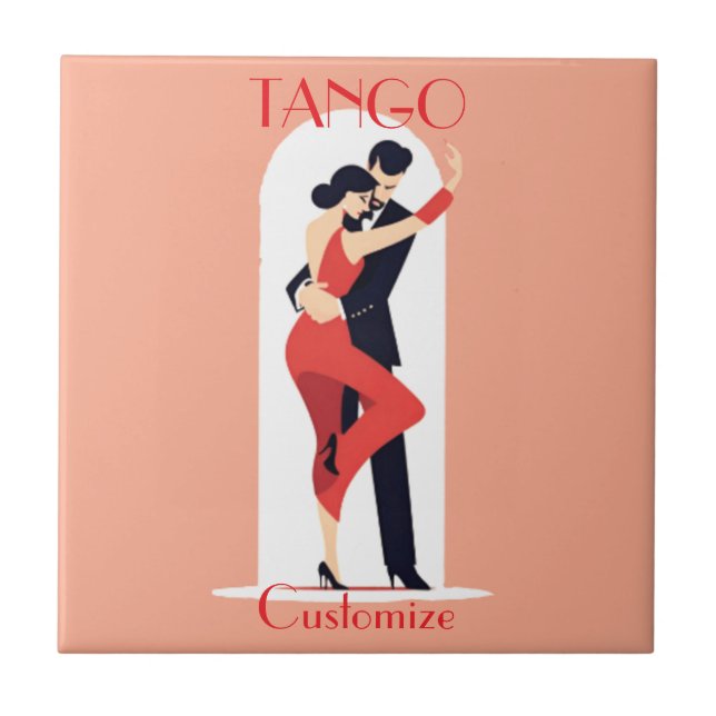 Azulejo Bailarines de tango Thunder_Cove (Frente)