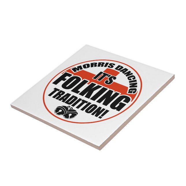 Azulejo Baile Morris, tradición (Lado)