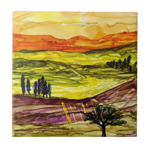 Azulejo Bajo el sol toscano
