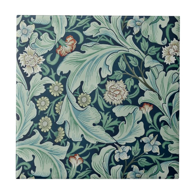 AZULEJO BALA CERAMICA ; WILLIAM MORRIS : PATRÓN FLORAL (Frente)
