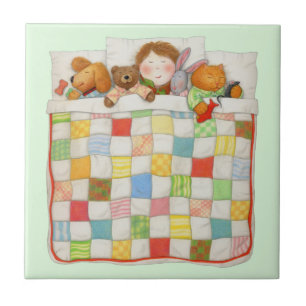 Azulejo BALDOSÍN CERÁMICO COZY QUILT 4.25x4.25 - Verde