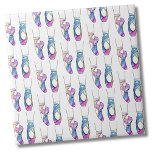 Azulejo Ballerina Cute Ballet<br><div class="desc">La bailarina clásica se ve igual de elegante en este diseño de acuarela colorido. En general, un dibujo en blanco y negro con acuarelas en verde azul rosa y más. ¿Qué tan adorable sería esto en un estudio de baile o en un baño de niñas? Si quieres usar esta baldosa...</div>
