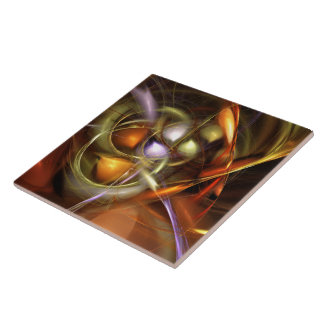 Azulejo Balloons and Ribbons  Abstract