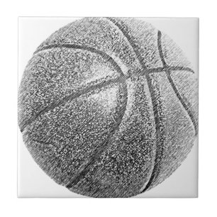 Azulejo Baloncesto con efecto lápiz