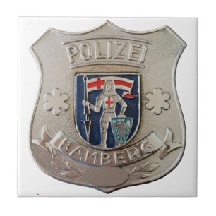 Azulejo Bamberg Polizei