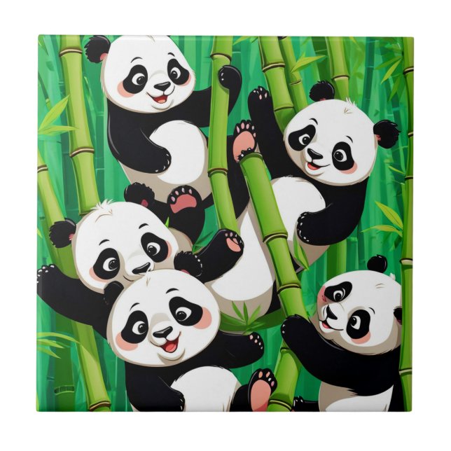 Azulejo Bamboo Panda (Frente)