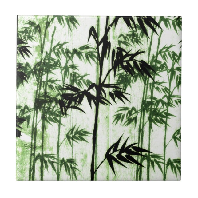 Azulejo bambu verde - green bambu (Frente)