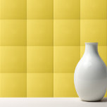 Azulejo Banana amarillo pastel sólida<br><div class="desc">Diseño amarillo banana de color pastel.</div>