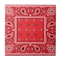 Banda roja paisley bandanas rap hip hop f