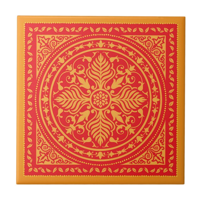 Azulejo Bandana Pattern-1 Tile cerámico (Frente)