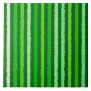 Azulejo Bandas de Chalk - verde esmeralda y lima