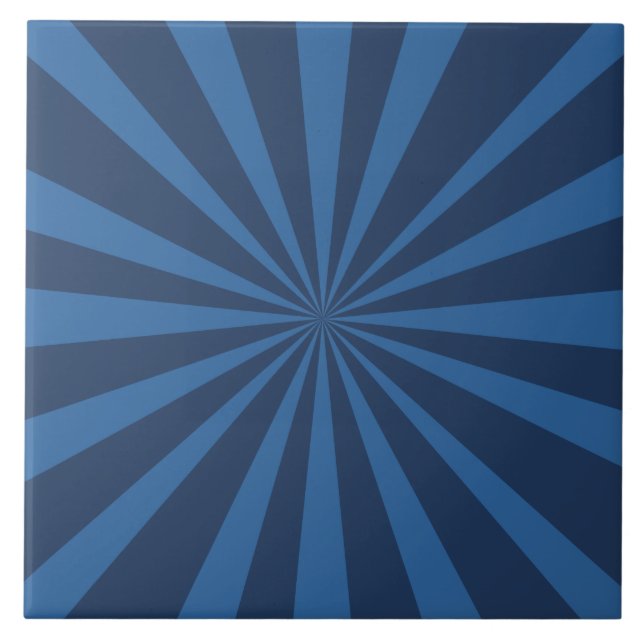 Azulejo Bandas de rueda azul (Frente)