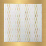 Azulejo Bandas Glam White Gold<br><div class="desc">Baldosas blancas con rayas de oro.</div>