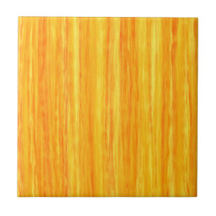 Azulejo Bandas verticales de color amarillo claro y Naranj