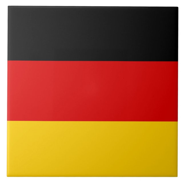 Azulejo Bandera alemana (Alemania) (Frente)