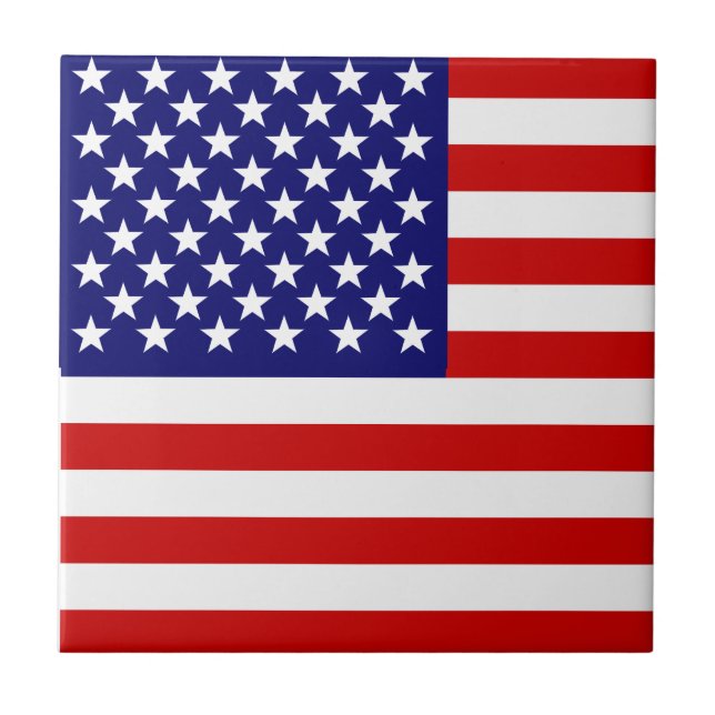 Azulejo Bandera americana (Frente)