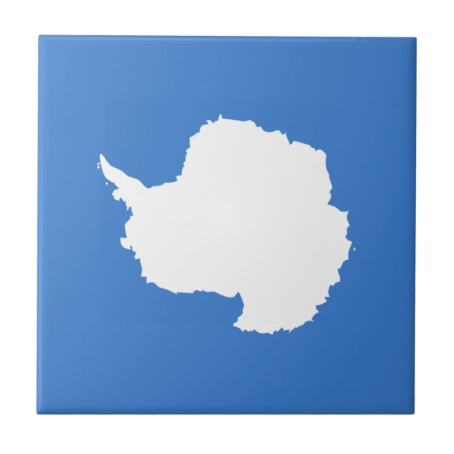Azulejo Bandera antártica patriótica (Frente)