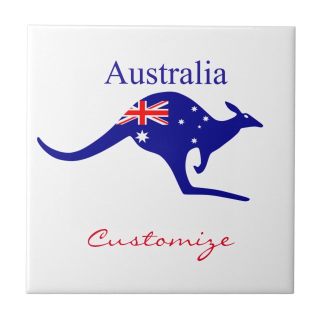 Azulejo Bandera australiana Thunder_Cove (Frente)