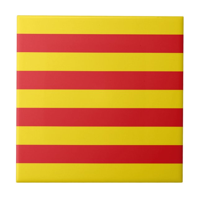 Azulejo Bandera catalana (Frente)