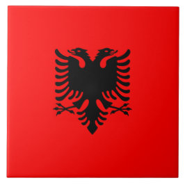 Azulejo Bandera de Albania