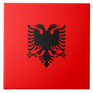 Azulejo Bandera de Albania
