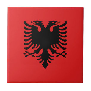 Azulejo Bandera de Albania