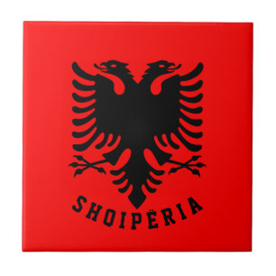 Azulejo Bandera de Albania