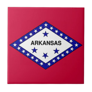 Azulejo Bandera de Arkansas