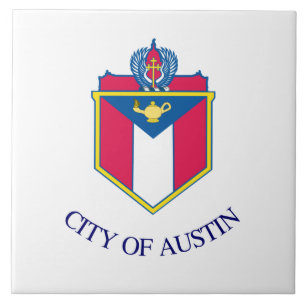 Azulejo Bandera de Austin (Texas)