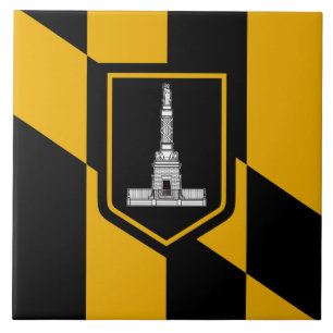 Azulejo Bandera de Baltimore (Maryland, Estados Unidos)