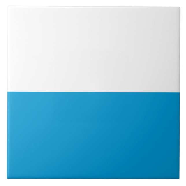 Azulejo Bandera de Baviera (Estado alemán) (Frente)