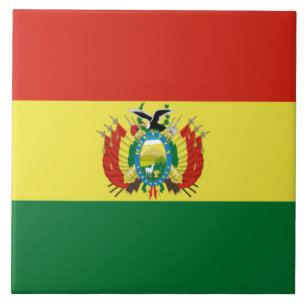 Azulejo Bandera de Bolivia