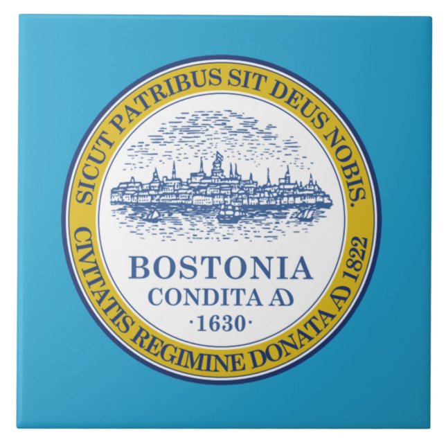 Azulejo Bandera de Boston (Frente)