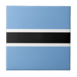 Azulejo Bandera de Botsuana<br><div class="desc">¡Un regalo ideal para todos los patriotas de su país!</div>