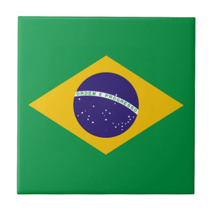 Azulejo Bandera de Brasil