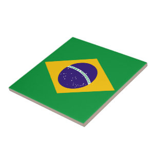 Azulejo Bandera de Brasil